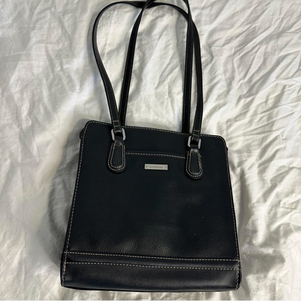 Liz Claiborne Black Leather Bag